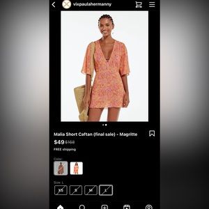 Vix Malia Caftan Cover-up